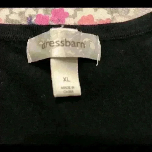 Womens black Dress Barn Size XL top​​​​​​​​​​​​​​​​​​​​ - Picture 4 of 5